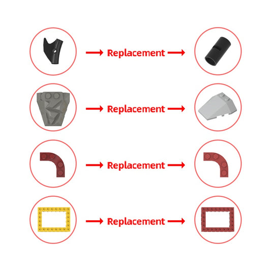 MOC-169428 The Fellowship of the Ring - Minifigures Display Stand (Doors of Durin / Moria)