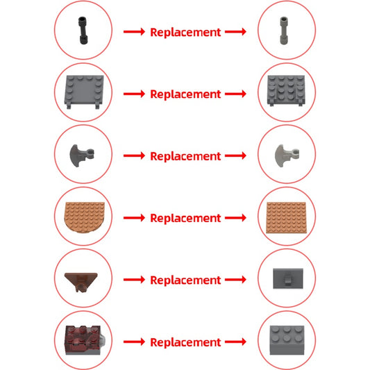 MOC-173041 Medieval Sawmill - Double 21325 Medieval Blacksmith Alternative Build