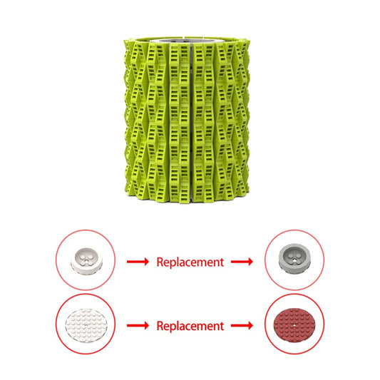 MOC-181924 Small and Round Green Flower Vase