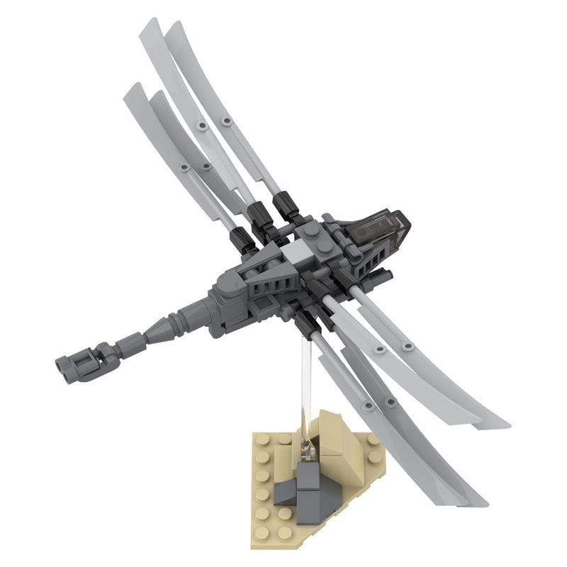 Dune Sandworm and flapping wing machine-small flapping wing machine (design)