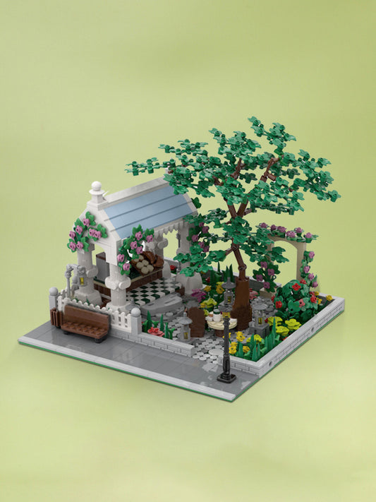MOC-187755 Modular Garden with Coffee Shop