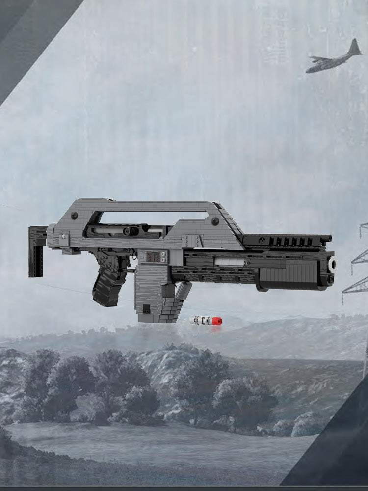 Aliens - MOC-32968 Aliens M41A Pulse Rifle 1:1 Replica– MOC Brick