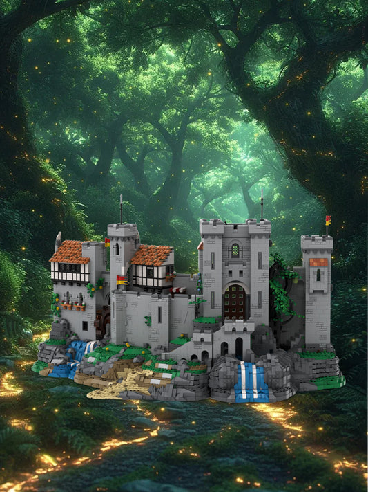 MOC-198048 Lion Knight's Castle (BASE UPGRADE) - OPEN CASTLE DESIGN
