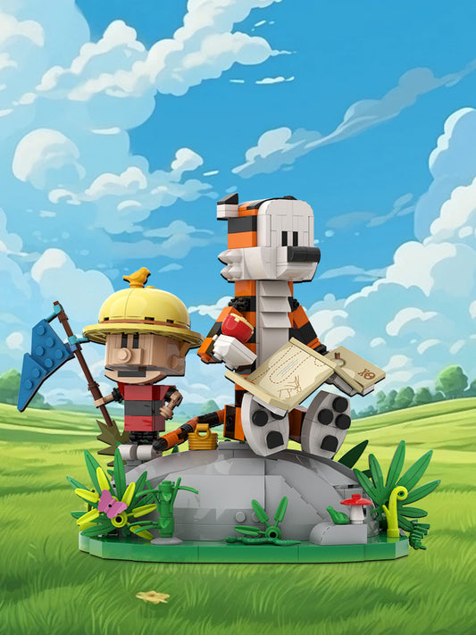 Calvin and Hobbes Grass Edition Calvin and Hobbes (Design) - Tiger Jump