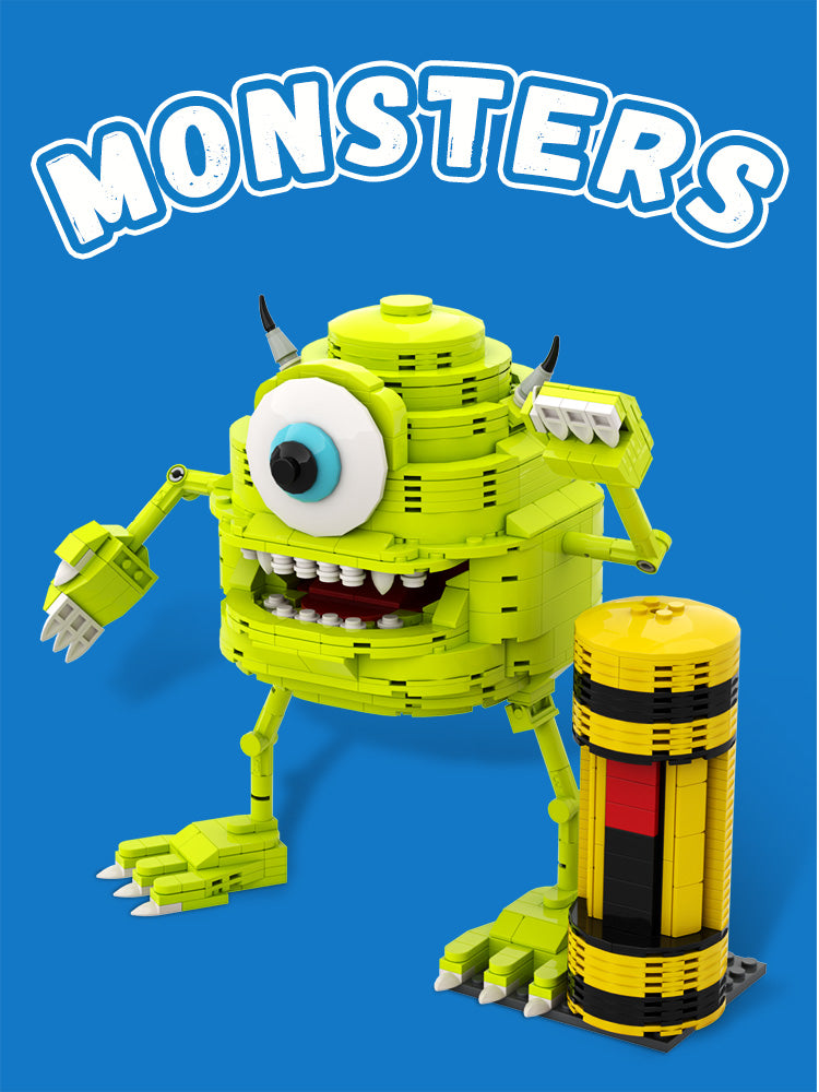 lego monsters inc Monsters Mike Wazowski– MOC Brick Store