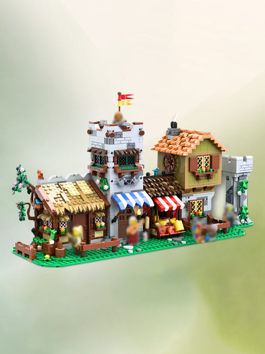 MOC-187250 Medieval Town Square - Alternate Build