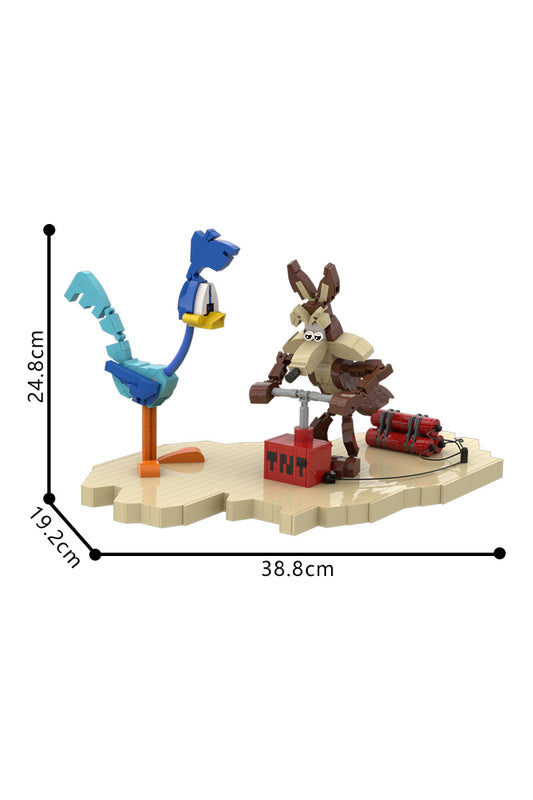 MOC-214247 Roadrunner and Wile E Coyote