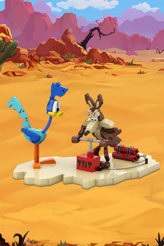 MOC-214247 Roadrunner and Wile E Coyote