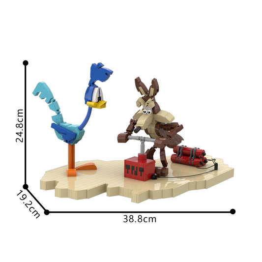 MOC-214247 Roadrunner and Wile E Coyote