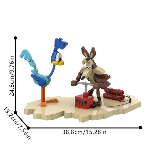 MOC-214247 Roadrunner and Wile E Coyote