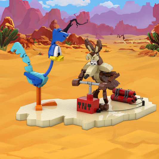 MOC-214247 Roadrunner and Wile E Coyote