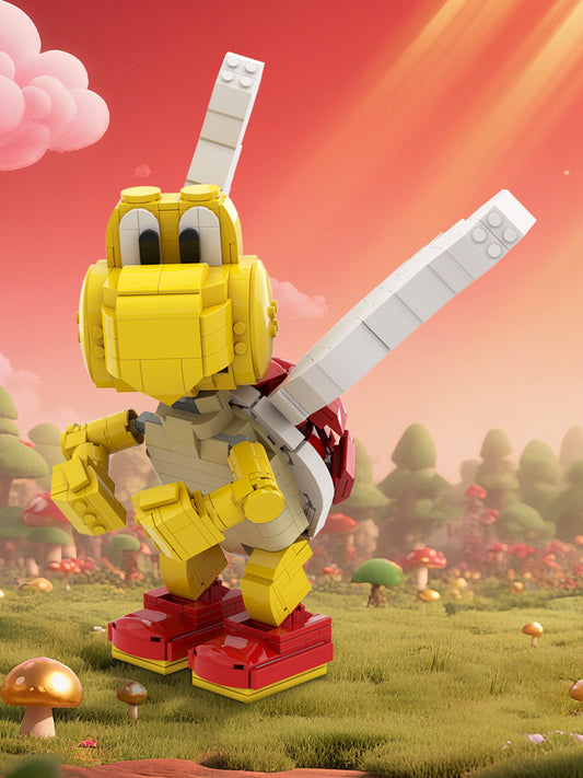 MOC-160717 Red Koopa Paratroopa - Posable Display Figure 01 - Super Mario Bros