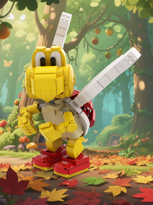 MOC-160717 Red Koopa Paratroopa - Posable Display Figure 01 - Super Mario Bros