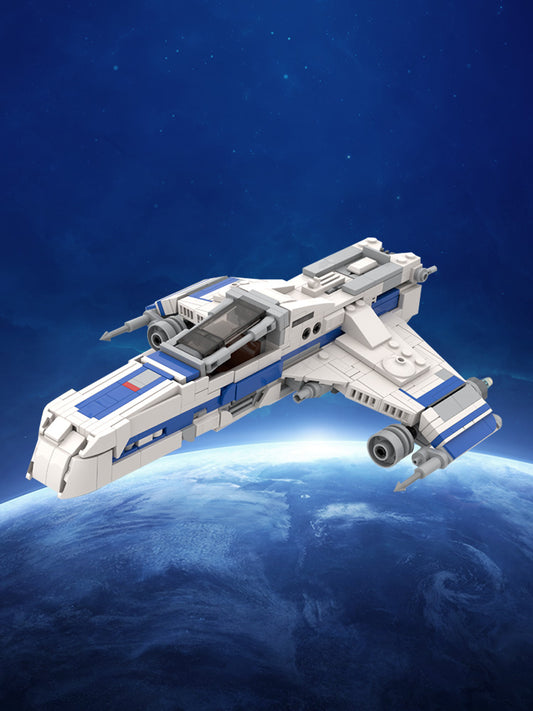 MOC-220289 E WING - Minifigure Scale