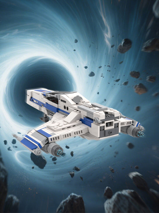 MOC-220289 E WING - Minifigure Scale