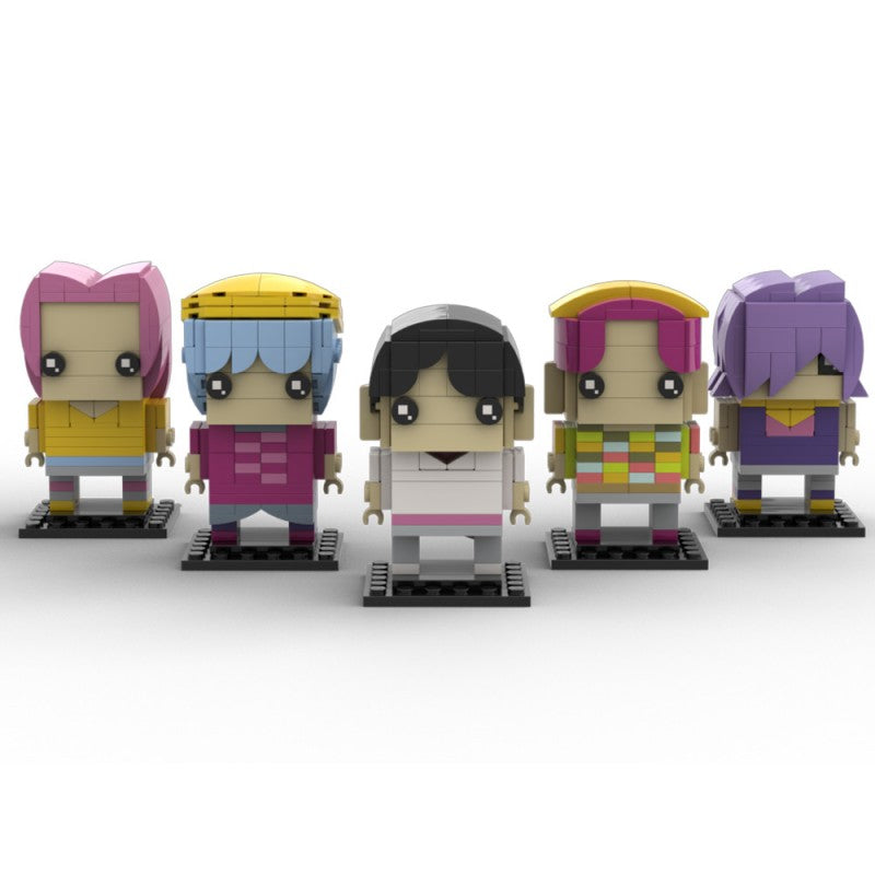 MOC-226225 Saja Boys KPop Demon Hunters Brick Headz
