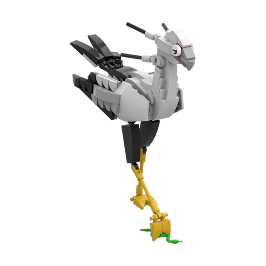 MOC-227312 Secretary bird - Sagittarius serpentarius - Accurate and elegant