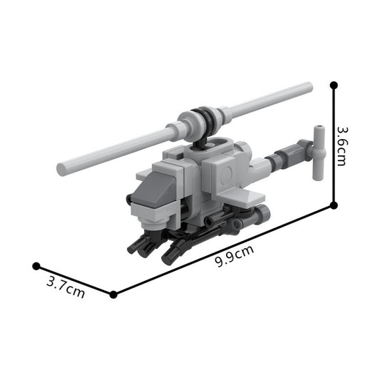 Mini AH-64 Apache helicopter