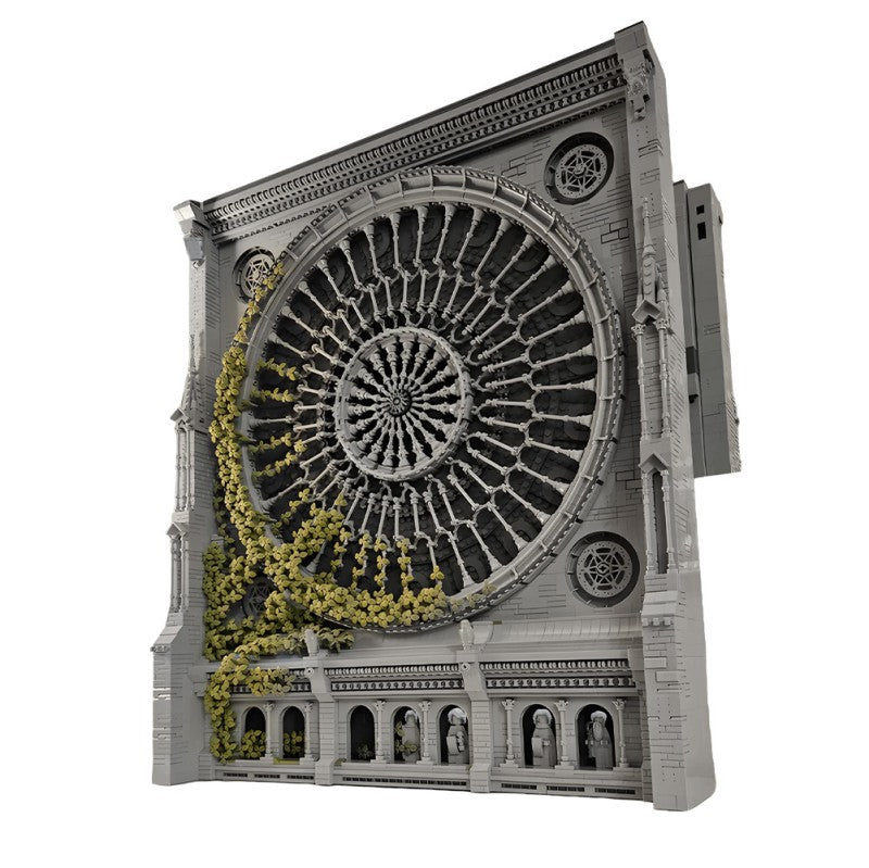 MOC-211588 Abandoned Gothic Cathedral Facade (Part 1)