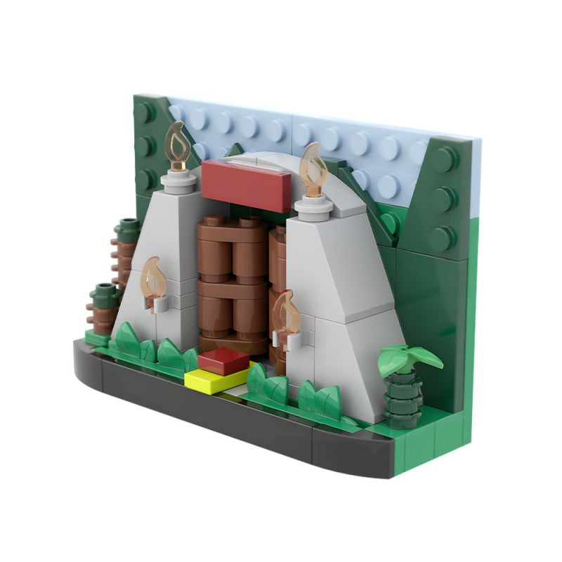 MOC-241574 Jurassic Park Gates TV scene