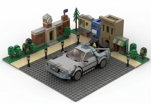 Brick Scene MOC Back to Future City