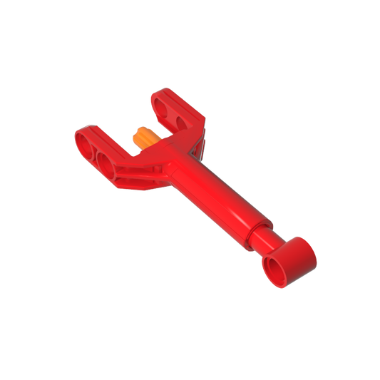 GDS-F0014 - Technic Linear Actuator Mini with Dark Bluish Gray Head and Orange Axle