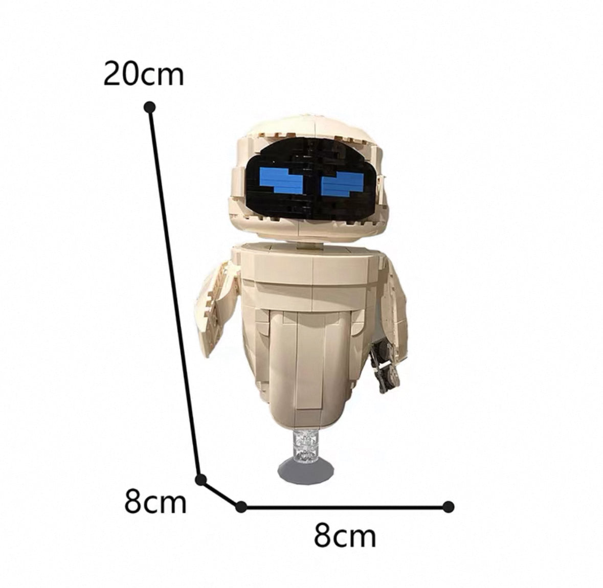 MOC-83312 EVE from WALL-E - Lego Ideas Scale