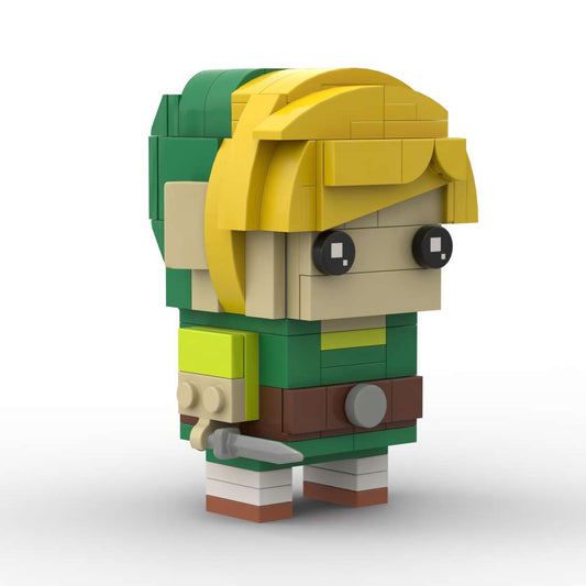 GOBRICKS MOC 79861 LINK (The Legend of Zelda: Four Swords Adventures)