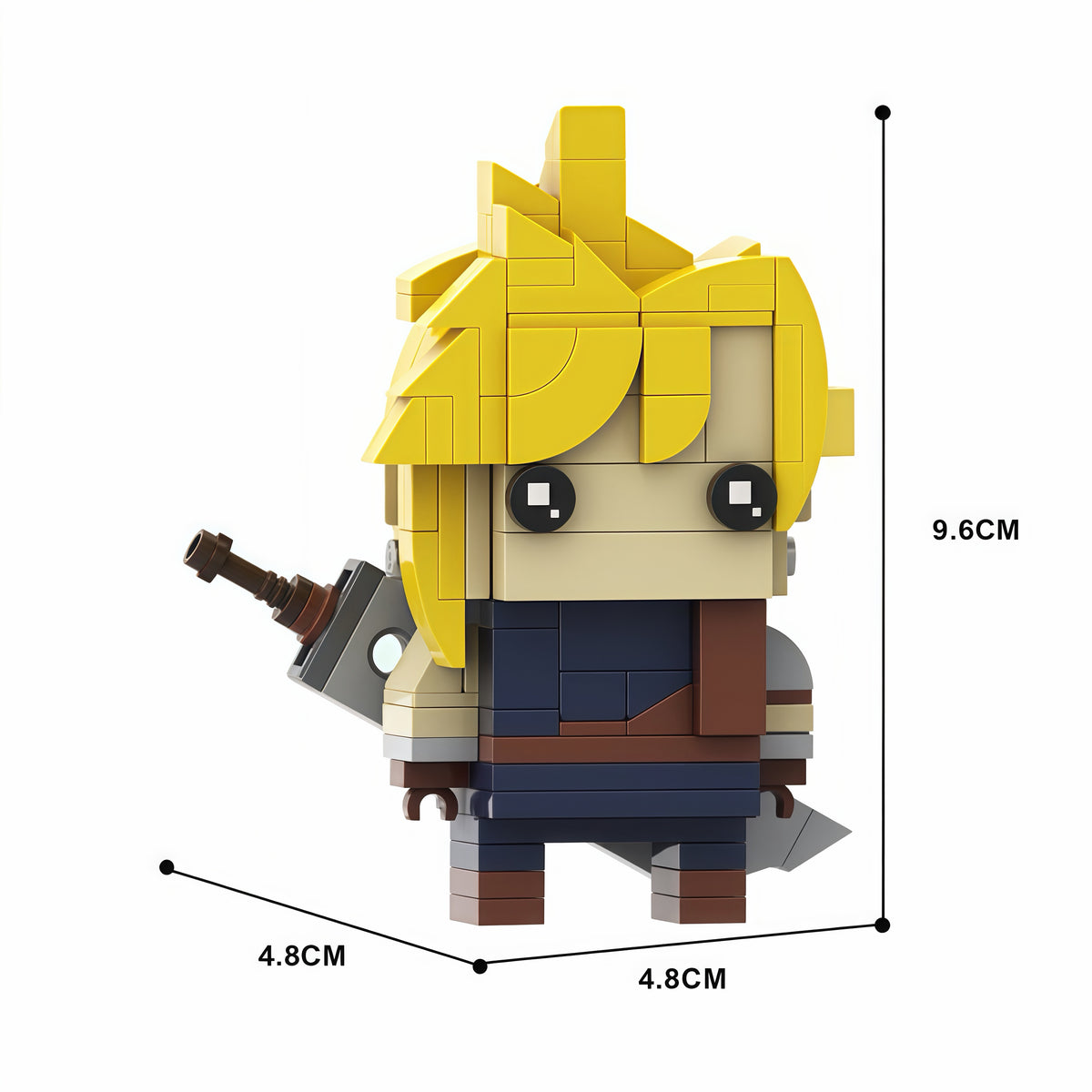 MOC-61279 Final Fantasy VII Cloud Strife (FFVII) Brickheadz