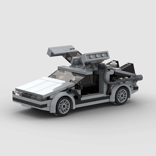 MOC-23436 Delorean from BACK TO THE FUTURE in minifig scale