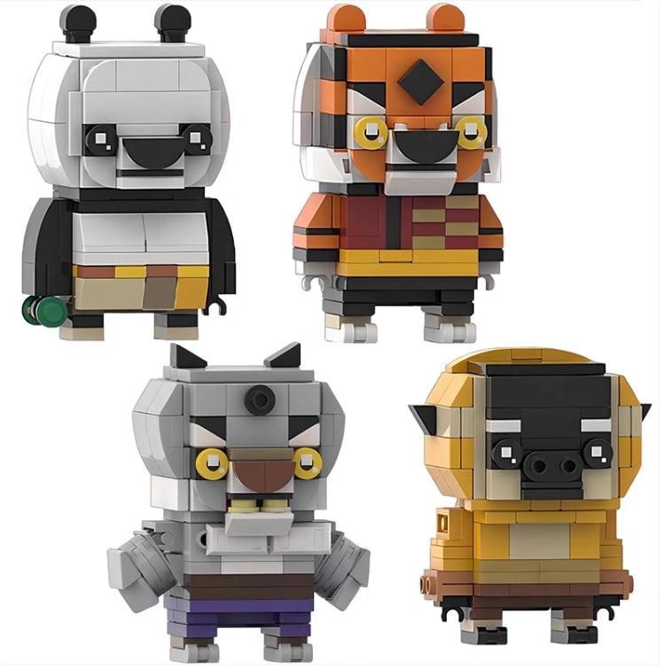 MOC Custom Kung Fu Panda Brickheadz