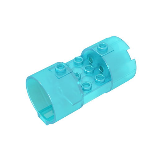 GDS-M097 - Cylinder 3 x 6 x 2 2/3 Horizontal Open Studs