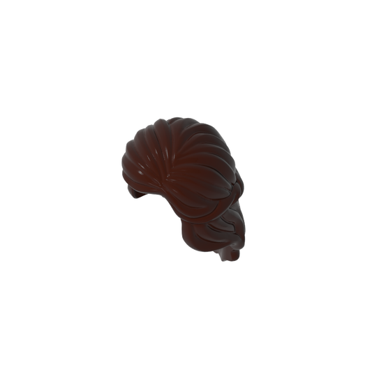 GDS-M109 - Minifig Hair Mid-Length with Braid around Sides