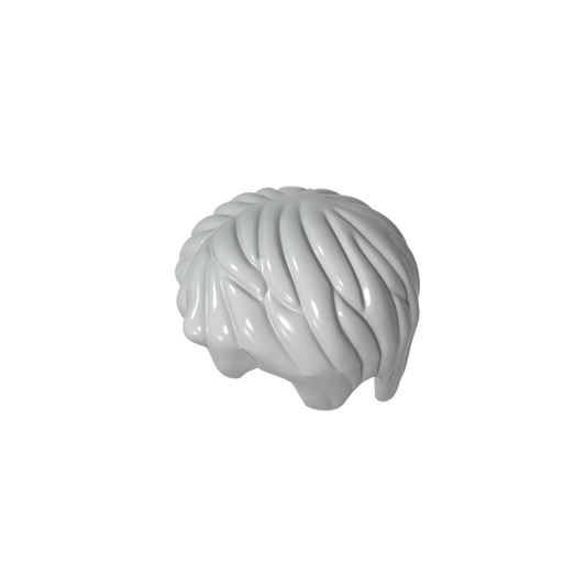 GDS-M112 - Minifig Hair Short, Tousled with Side Part