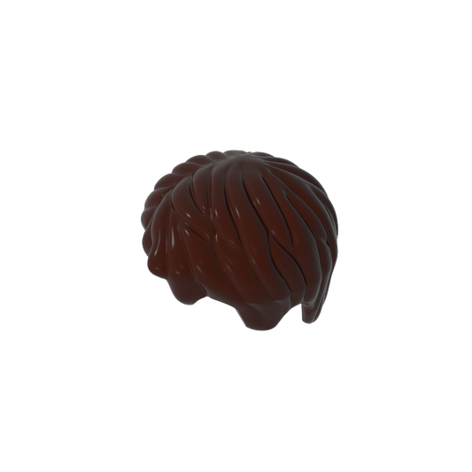 GDS-M112 - Minifig Hair Short, Tousled with Side Part