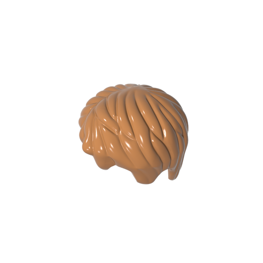 GDS-M112 - Minifig Hair Short, Tousled with Side Part