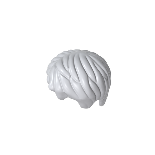 GDS-M112 - Minifig Hair Short, Tousled with Side Part