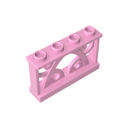 GDS-M154 - Fence Ornamented 1 x 4 x 2 with 4 Studs