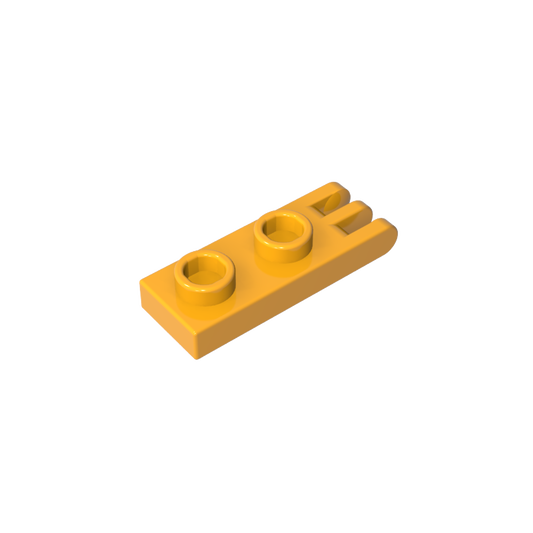 GDS-M173 - Hinge Plate 1 x 2 with 3 Fingers and Hollow Studs