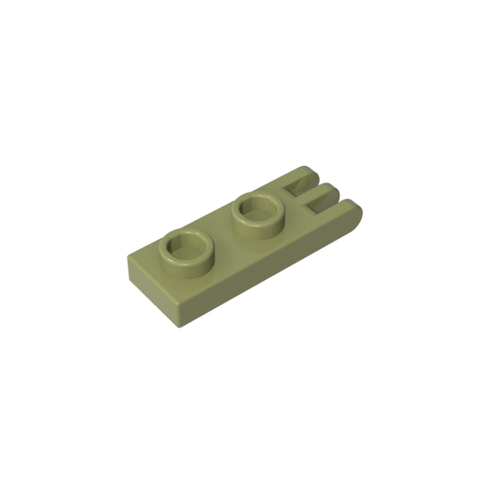 GDS-M173 - Hinge Plate 1 x 2 with 3 Fingers and Hollow Studs