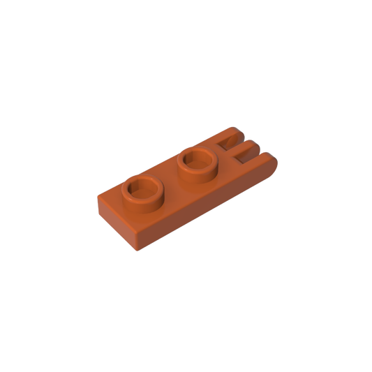 GDS-M173 - Hinge Plate 1 x 2 with 3 Fingers and Hollow Studs