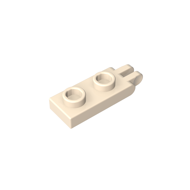 GDS-M174 - Hinge Plate 1 x 2 with 2 Fingers and Hollow Studs