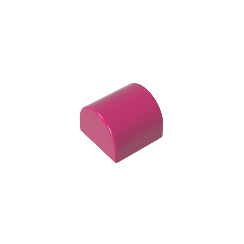 GDS-M255 - Brick Curved 1 x 1 x 2/3 Double Curved Top, No Studs
