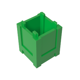 GDS-M283 - Container Box 2 x 2 x 2 - Top Opening