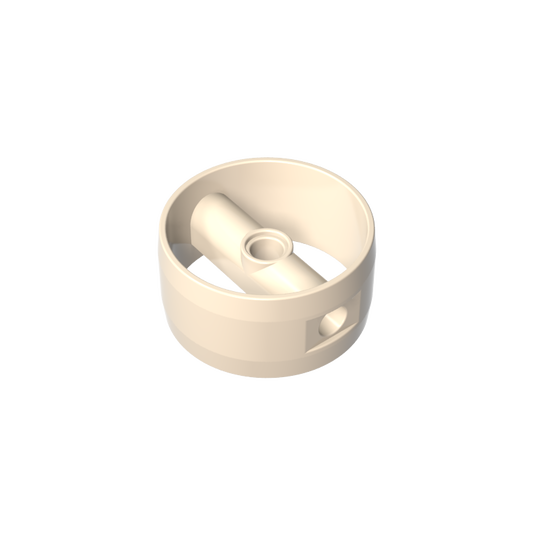 GDS-M350 - Technic Cylinder 4 x 4 with Pin Holes and Centre Bar