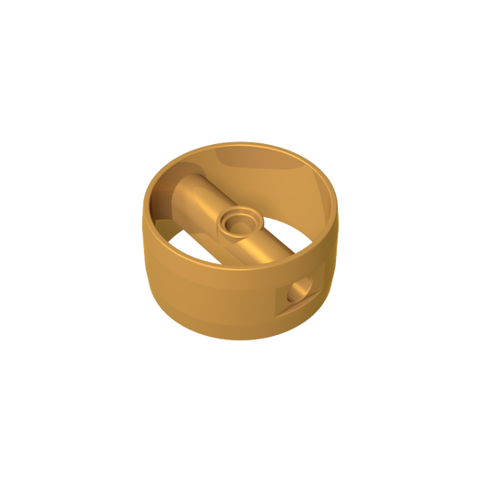 GDS-M350 - Technic Cylinder 4 x 4 with Pin Holes and Centre Bar