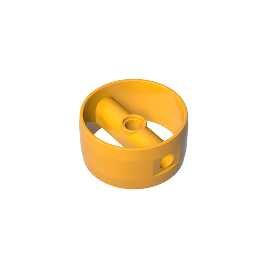 GDS-M350 - Technic Cylinder 4 x 4 with Pin Holes and Centre Bar