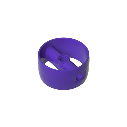 GDS-M350 - Technic Cylinder 4 x 4 with Pin Holes and Centre Bar