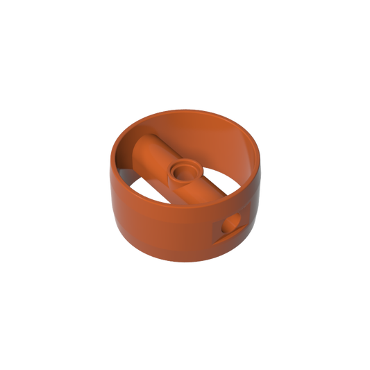 GDS-M350 - Technic Cylinder 4 x 4 with Pin Holes and Centre Bar