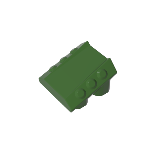 GDS-M477 - Slope 2 x 2 No Studs, with 3 Side Pistons Raised Edges